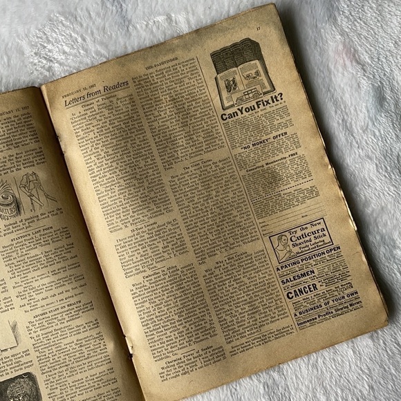 VINTAGE 100 Year Old Newspaper “The Pathfinder” Newspaper February 12, 1… - Picture 11 of 12